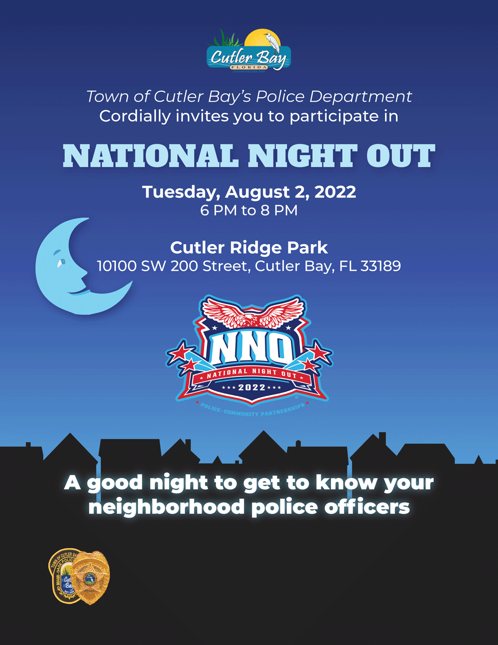 National Night Out Town of Cutler Bay Florida