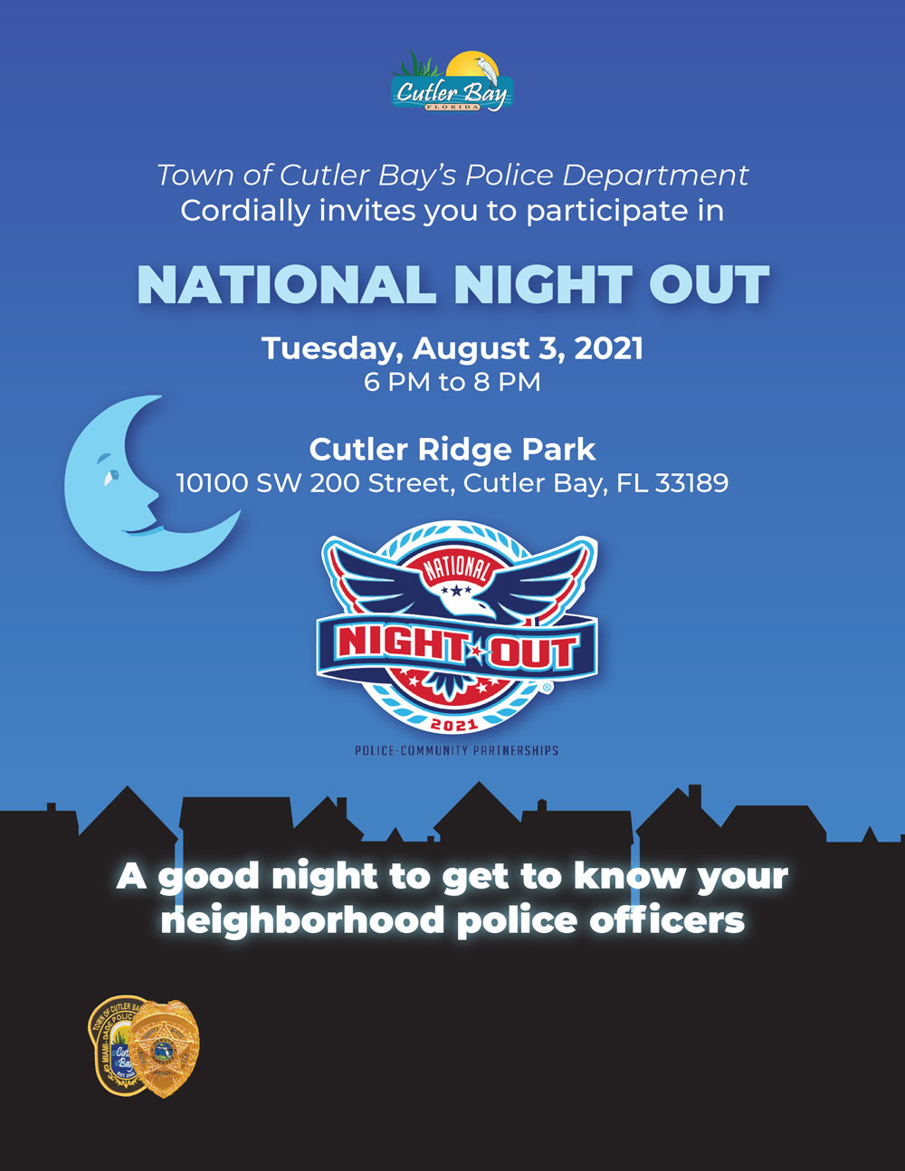 National Night Out Town of Cutler Bay Florida