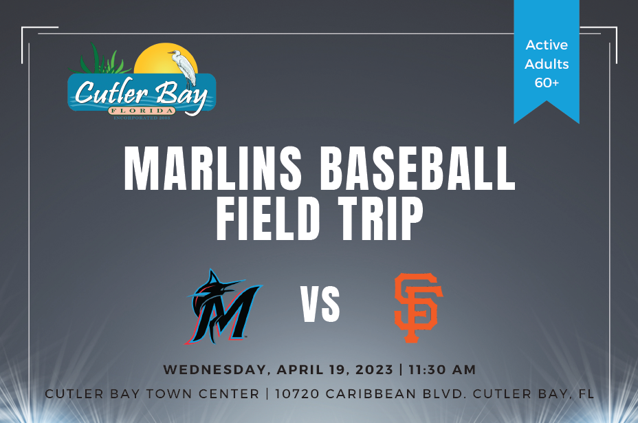 Active Adults Marlins Baseball Field Trip