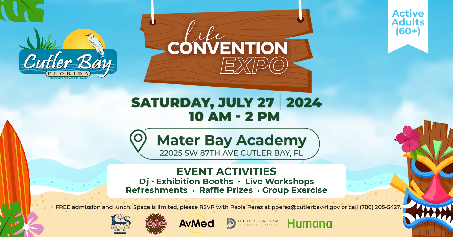 Active Adults | Life Convention Expo | Town of Cutler Bay Florida