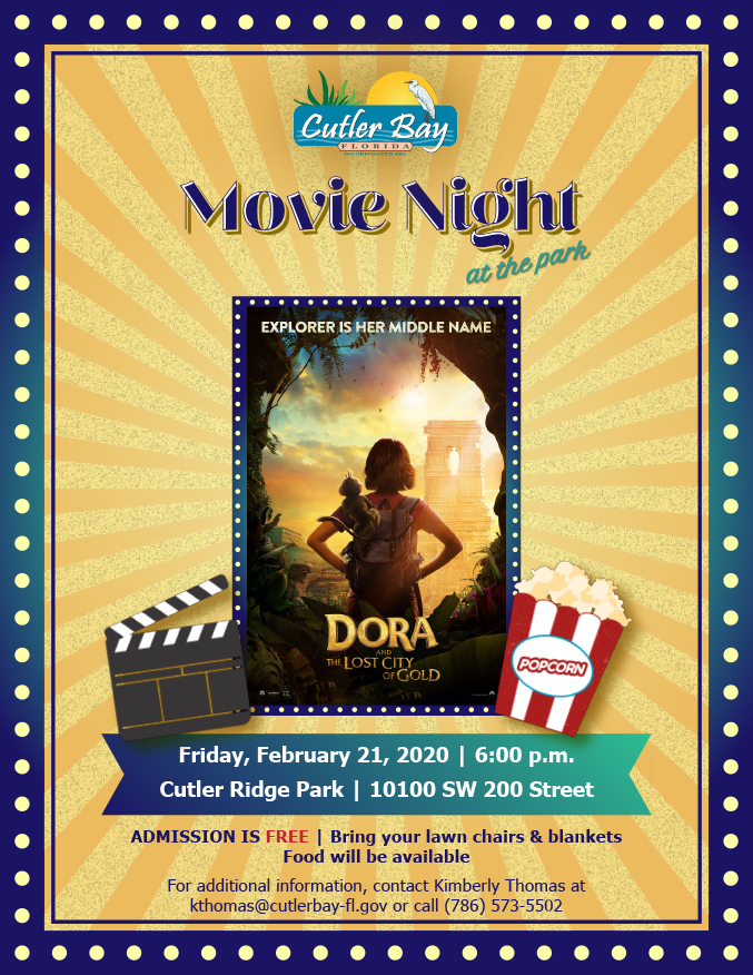 Movie Night: Dora And The Lost City Of Gold 