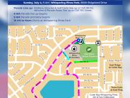 4th of July 2021 Parade Route Map