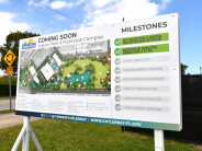 Cutler Bay Legacy Park Milestones Sign