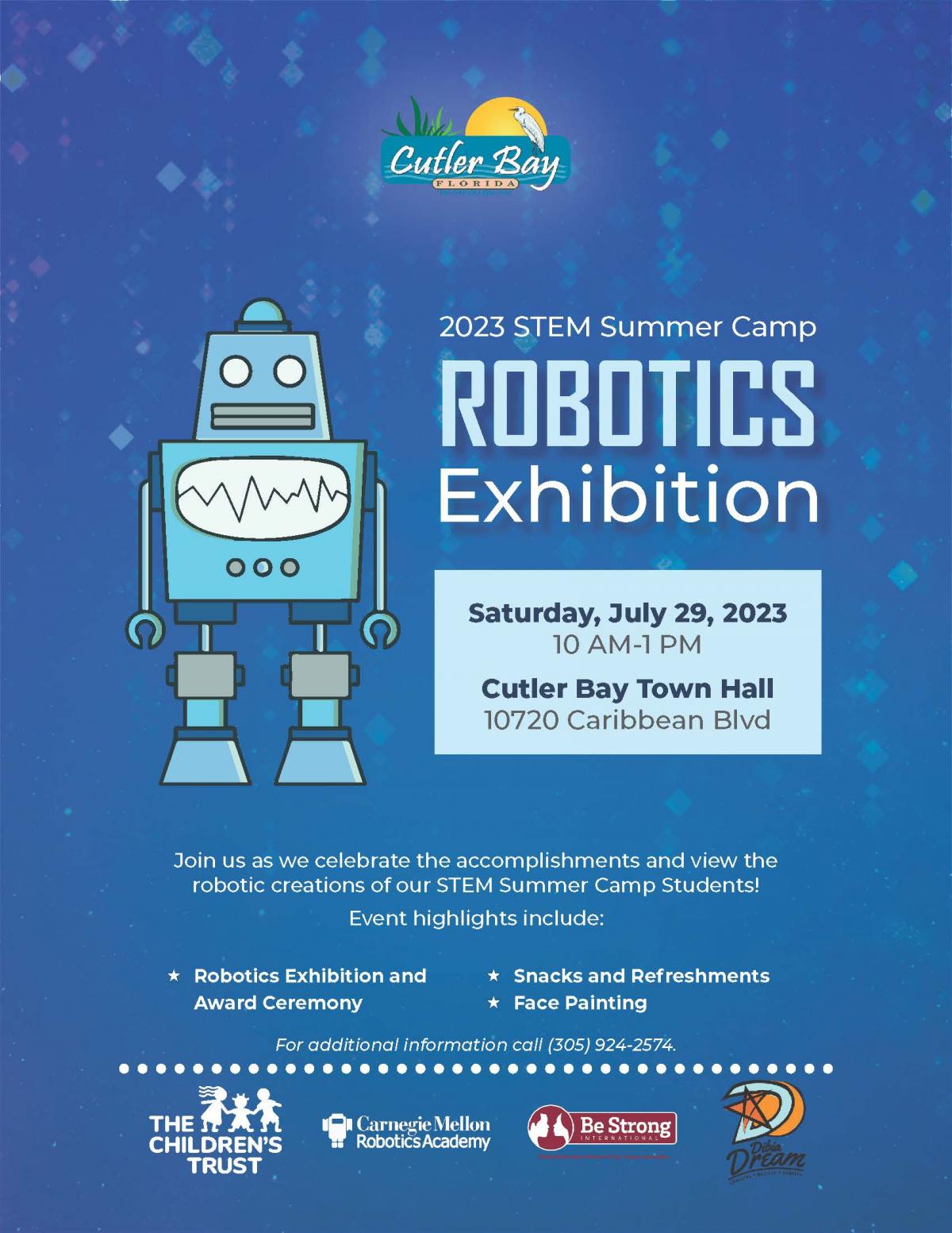 Cutler Bay STEM Camp Robotics Exhibition